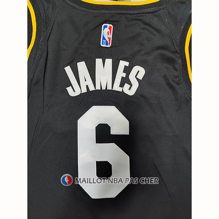Maillot Los Angeles Lakers LeBron James NO 6 Select Series 2022 Noir